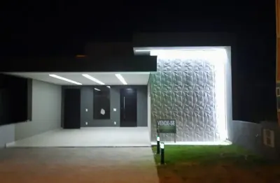 Linda casa térrea de 132m² de área construída, e terreno de 240m², à venda no excelente condomínio fechado reserva ipanema em sorocaba - sp
