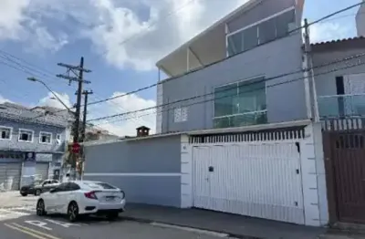 Lindo sobrado à venda com 130m² de área construída, no bairro jardim alvorada - santo andré - sp.