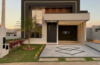 Linda casa térrea à venda com 136m² de área construída, terreno de 200m², no condomínio gran reserve em indaiatuba - sp.
