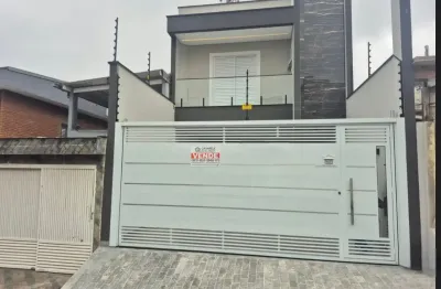 Lindo sobrado à venda com 155m² de área construída, terreno de 132m², no bairro jardim independência - são bernardo do campo - sp.