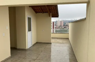 Linda cobertura à venda com 80m² de área construída, no bairro parque oratório em santo andré - sp.