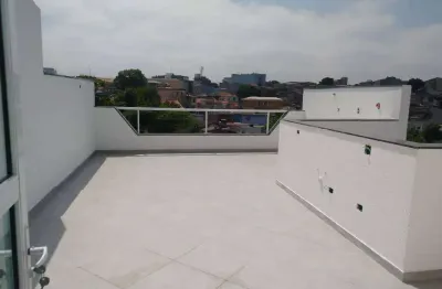 Cobertura á venda com 110m² com 02 dormitórios em vila helena - santo andré.