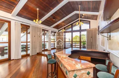Casa de alto padrão no centro de são josé dos pinhais – 460m², 4 suítes, salão de festas, terreno de 1.277m²