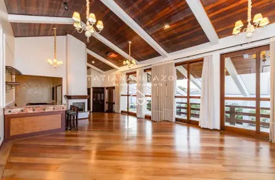 Casa de alto padrão no centro de são josé dos pinhais – 460m², 4 suítes, salão de festas, terreno de 1.277m²