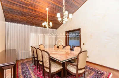 Casa de alto padrão no centro de são josé dos pinhais – 460m², 4 suítes, salão de festas, terreno de 1.277m²