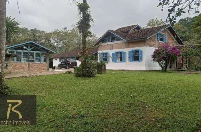 Sítio com 6 dormitórios à venda, 96800 m² por r$ 2.760.000,00 - estância vale da serra - peruíbe/sp