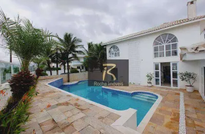 Casa alta padrão  com 6 suítes vista para o mar  venda, 345 m² por r$ 4.700.000.00 bougainvillee i - peruíbe/sp