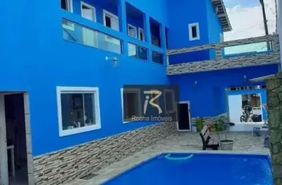 Sobrado com 6 dormitórios à venda, 200 m² por r$ 550.000,00 - estância balneária belmira novaes - peruíbe/sp