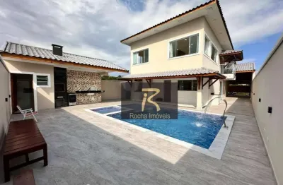 Sobrado com 4 dormitórios à venda, 237 m² por r$ 1.200.000,00 - jardim sao luiz - peruíbe/sp