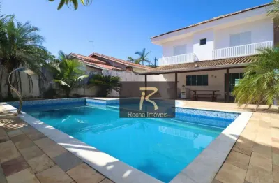 Sobrado com 3 dormitórios à venda, 225 m² por r$ 1.295.000,00 - balneário stella maris - peruíbe/sp