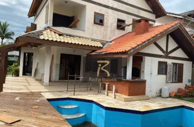 Sobrado com 4 dormitórios à venda por r$ 2.500.000,00 - bougainvillee i - peruíbe/sp