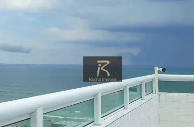 Excelente apartamento, 100 metros da praia,  com 2 dormitórios à venda, 91 m² por r$ 530.000 - aviação - praia grande/sp
