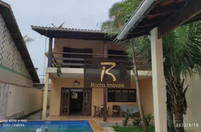 Sobrado com 3 dormitórios à venda, 302 m² por r$ 850.000,00 - balneário campos eliseos - itanhaém/sp