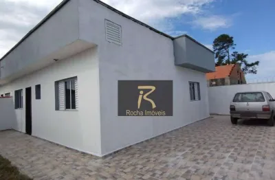 Casa com 2 dormitórios à venda, 65 m² por r$ 250.000 - balneário são joão batista i - peruíbe/sp