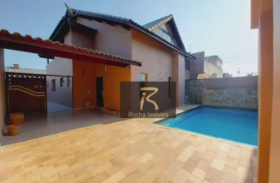 Sobrado com 4 dormitórios à venda, 250 m² por r$ 950.000,00 - jardim ribamar - peruíbe/sp
