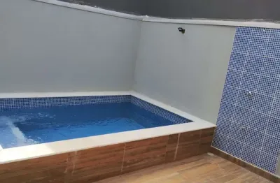 Sobrado com 3 dormitórios à venda, 119 m² por r$ 485.000,00 - residencial park d'aville - peruíbe/sp