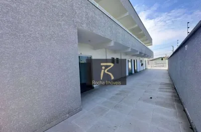 Kitnet com garagem  com 1 dormitório à venda, 36 m² por r$ 175.000 - estancia balneária maria h novaes - peruíbe/sp