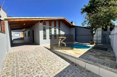 Casa com 2 dormitórios à venda, 235 m² por r$ 450.000,00 - balneário três marias - peruíbe/sp