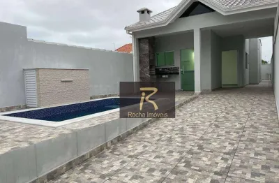 Casa com 3 dormitórios à venda, 90 m² por r$ 410.000,00 - cidade nova peruibe - peruíbe/sp
