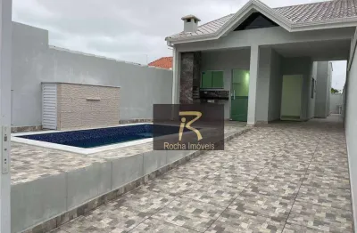 Casa com 3 dormitórios à venda, 90 m² por r$ 410.000,00 - cidade nova peruibe - peruíbe/sp