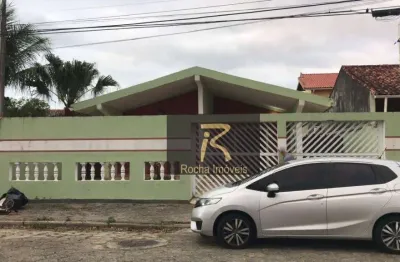 Casa com 3 dormitórios para alugar, 250 m² por r$ 2.600,00/mês - balneário três marias - peruíbe/sp
