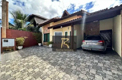 Casa com 5 dormitórios à venda por r$ 750.000,00 - parque balneário oásis - peruíbe/sp