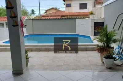 Casa com piscina  com 3 dormitórios à venda, 156 m² por r$ 690.000 - jardim barra de jangada - peruíbe/sp