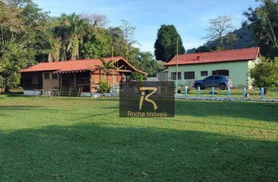 Chácara com 3 dormitórios à venda, 15000 m² por r$ 790.000,00 - chácaras iporanga - peruíbe/sp
