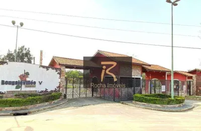Terreno espetacular no condomínio bougainvillee v com toda segurança 1.070 mts todo murado e aterrado r$ 430.000,00