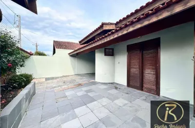 Casa com 3 dormitórios à venda, 137 m² por r$ 480.000,00 - balneário três marias - peruíbe/sp
