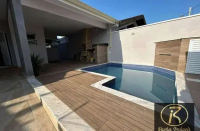 Casa com 3 dormitórios à venda, 150 m² por r$ 750.000,00 - parque balneário oásis - peruíbe/sp