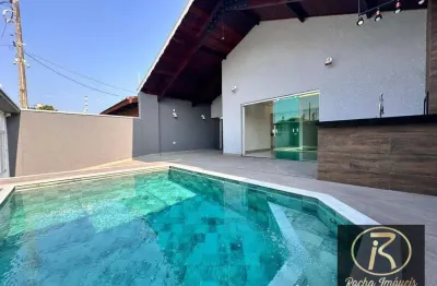 Casa com 3 dormitórios à venda, 150 m² por r$ 800.000,00 - parque balneário oásis - peruíbe/sp