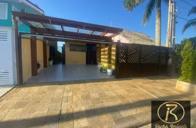 Excelente casa com 3 dormitórios 1 500 mts da praia por r$ 650.000.00 - parque oasis - peruíbe/sp