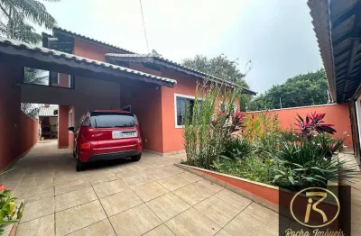 Casa com 3 dormitórios 500 mts da praia  à venda, 185 m² por r$ 550.000 - estância balneária convento velho - peruíbe/sp