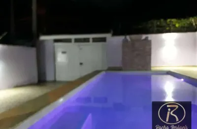 Casa com 3 quartos para alugar no balneário garça vermelha, peruíbe , 125 m2 por r$ 3.500