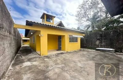 Oportunidade casa 800 mts da praia 3 dormitórios sendo 1 suíte terreno 10x35   r$ 350.000.00  / peruíbe sp