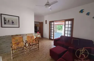 Casa com 3 dormitórios à venda, lado linha 650 mts da praia, 127 m² por r$ 480.000 - balneario samburá - peruíbe/sp