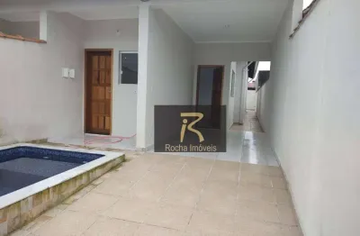 Casa com 3 dormitórios, 80 m² - venda por r$ 430.000,00 ou aluguel por r$ 2.390,00/mês - vila romar - peruíbe/sp