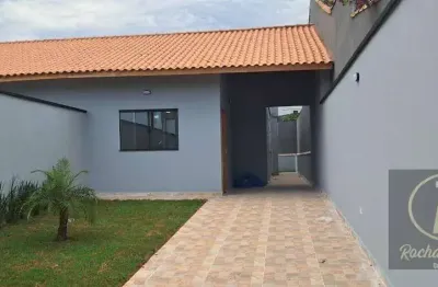 Casa moderna com planejados e ótima localização com 3 dormitórios à venda, 85 m² por r$ 400.000 - cidade nova peruibe - peruíbe/sp