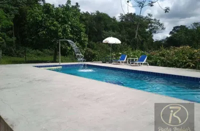 Aceita permuta por casa em peruíbe chácara com comercio e casa  com 3 quartos  à venda, 2 m² por r$ 400.000 - estância vale da serra - peruíbe/sp