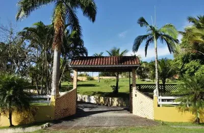 Excelente  chácara em condomínio  6 sendo 4 suítes um luxo à venda, 7800 m² por r$ 1.300.000.00 - parque serra mar - peruíbe/sp