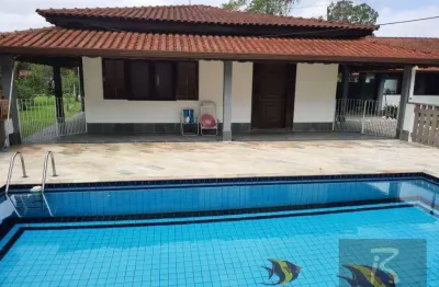Chácara com 3 dormitórios à venda, 4000 m² por r$ 800.000,00 - chácaras tamoio - peruíbe/sp