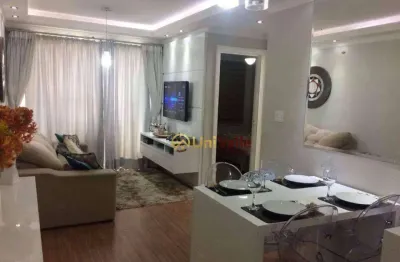 Apartamento com 2 dormitórios à venda, 54 m² por r$ 265.000,00 - parque são luís - taubaté/sp