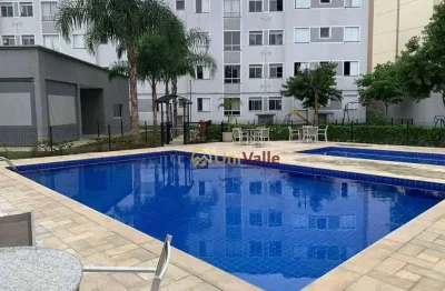 Apartamento com 2 dormitórios à venda, 44 m² por r$ 240.000,00 - condomínio porto fino - taubaté/sp