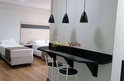 Apartamento com 1 dormitório para alugar, 45 m² por r$ 2.350,00/mês - centro - taubaté/sp