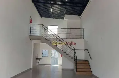 Galpão para alugar, 85 m² por r$ 4.500,00/mês - flor do vale - tremembé/sp