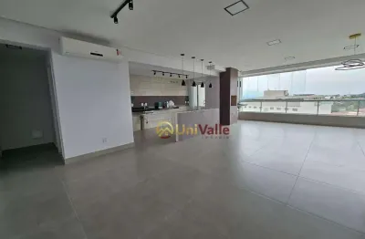 Apartamento com 2 dormitórios para alugar, 119 m² por r$ 5.980,00/mês - vila costa - taubaté/sp