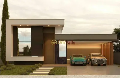 Casa com 3 dormitórios à venda, 180 m² por r$ 1.438.000,00 - condomínio terras do vale - caçapava/sp