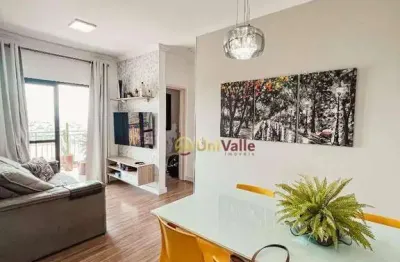 Apartamento com 2 dormitórios à venda, 58 m² por r$ 350.000 - parque das nações - pindamonhangaba/sp