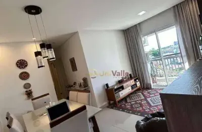 Apartamento com 2 dormitórios à venda, 63 m² por r$ 450.000 - residencial cyan boulevard das águas - taubaté/sp